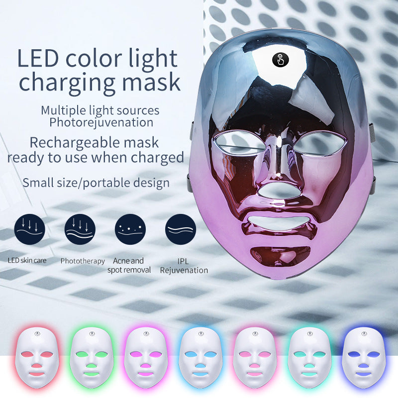 LED Rechargeable Face Mask Acne And Freckles Led Color Light Mask LED Rechargeable Face Mask Acne And Freckles Led Color Light Mask